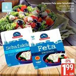 Edeka Olympus Feta oder Schafskäse Angebot