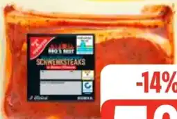 Edeka Frischemarkt Gut & Günstig Schwenksteaks Angebot