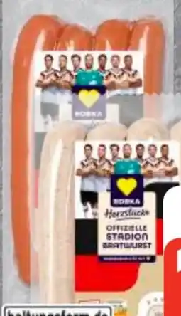 Edeka Frischemarkt Edeka Herzstücke Offizielle Stadionbratwurst Angebot