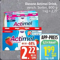 Edeka Danone Actimel Drink Angebot