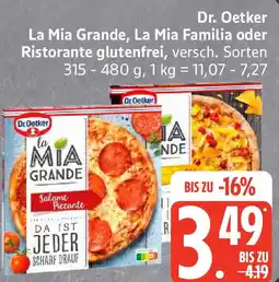 Edeka Dr. Oetker La Mia Grande, La Mia Familia oder Ristorante glutenfrei Angebot