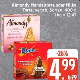 Edeka Almondy Mandeltorte oder Milka Torte Angebot