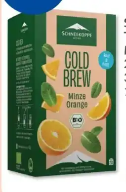 Budni Schneekoppe Cold Brew Tee Minze & Orange Angebot