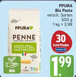 Edeka PPURA Bio Pasta Angebot