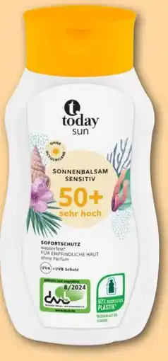 nahkauf Today Sun Sonnenbalsam Sensitiv LSF 50+ Angebot