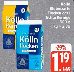 Edeka Kölln Blütenzarte Flocken oder Echte Kernige Angebot