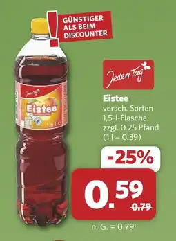 Combi Jeden tag eistee Angebot