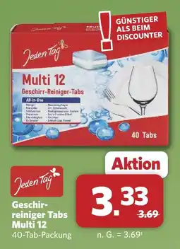 Combi Jeden tag geschirr-reiniger tabs multi 12 Angebot