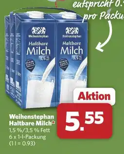Combi Weihenstephan haltbare milch 1,5 % fett Angebot