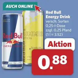 Combi Red bull energy drink Angebot