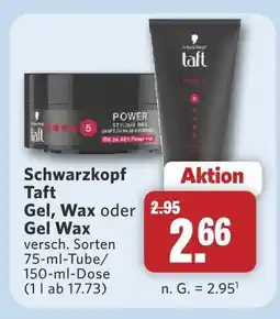 Combi Schwarzkopf taft gel Angebot
