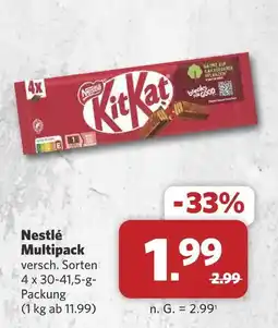 Combi Nestlé kitkat multipack Angebot
