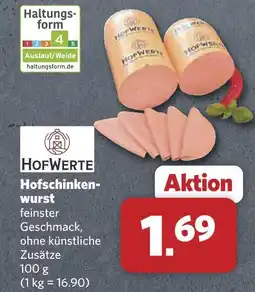 Combi Hofwerte hofschinkenwurst Angebot