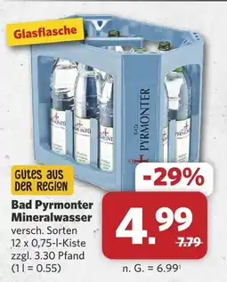 Combi Bad pyrmonter mineralwasser Angebot