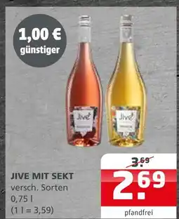 Getränke Quelle Jive mit sekt Angebot