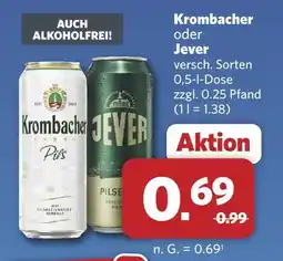 Combi Krombacher pils Angebot