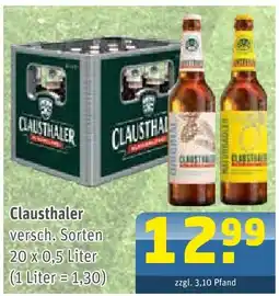 Getränke Arena Clausthaler bier Angebot