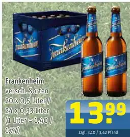 Getränke Arena Frankenheim bier Angebot