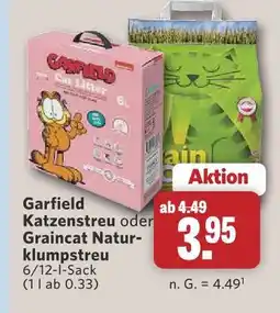 Combi Garfield katzenstreu Angebot