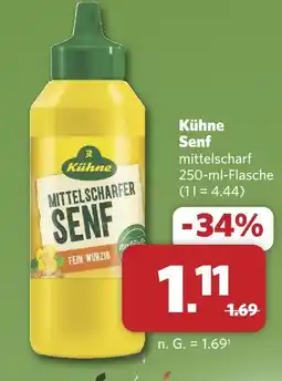 Combi Kühne mittelscharfer senf Angebot