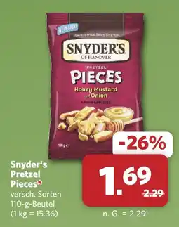Combi Snyder's of hanover pretzel pieces honey mustard and onion Angebot
