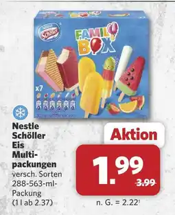 Combi Nestle schöller eis multipackungen Angebot