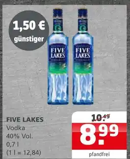 Getränke Quelle Five lakes vodka Angebot