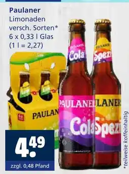 Getränkewelt Paulaner limonaden cola Angebot