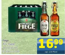 Getränke Arena Fiege pils Angebot