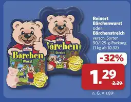 Combi Reinert bärchenwurst Angebot
