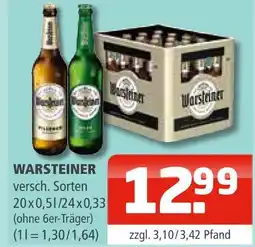 Getränke Oase Warsteiner warsteiner pilsener Angebot