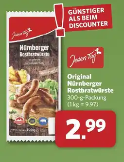 Combi Jeden tag original nürnberger rostbratwürste Angebot
