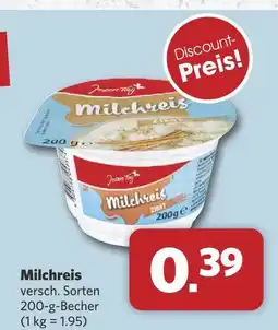 Combi Jeden tag milchreis Angebot