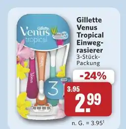 Combi Gillette venus tropical einwegrasierer Angebot