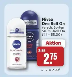 Combi Nivea deo roll on Angebot