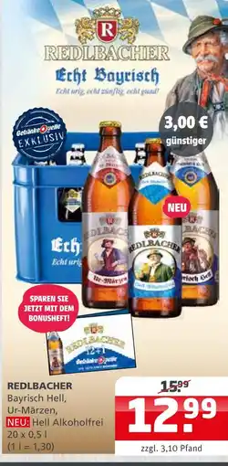 Getränke Quelle Redlbacher bayrisch hell Angebot