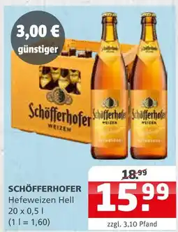 Getränke Quelle Schöfferhofer hefeweizen hell Angebot