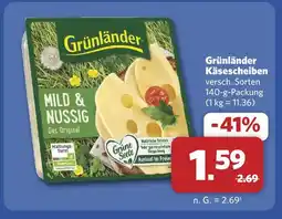 Combi Grünländer käsescheiben Angebot