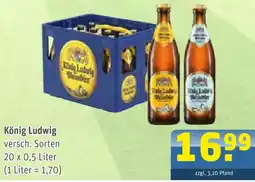 Getränke Arena König ludwig versch. sorten Angebot