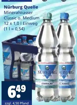 Getränkewelt Nürburg quelle mineralwasser classic Angebot