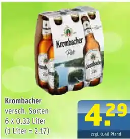 Getränke Arena Krombacher bier Angebot