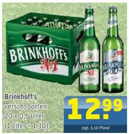 Getränke Arena Brinkhoff's versch. sorten Angebot