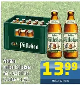 Getränke Arena Veltins helles pülleken Angebot