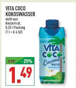 Marktkauf Vita coco kokoswasser Angebot
