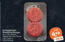 tegut Ludwigsluster rindfleischburger Angebot