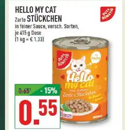 Marktkauf Hello my cat zarte stückchen Angebot