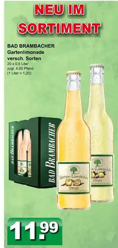 Getränkeparadies Gefromm Bad brambacher gartenlimonade orange Angebot