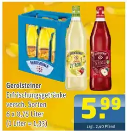 Getränke Arena Gerolsteiner erfrischungsgetränke Angebot