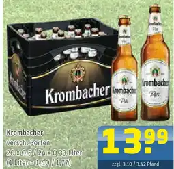 Getränke Arena Krombacher bier Angebot