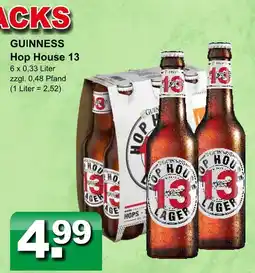 Getränkeparadies Gefromm Guinness hop house 13 Angebot